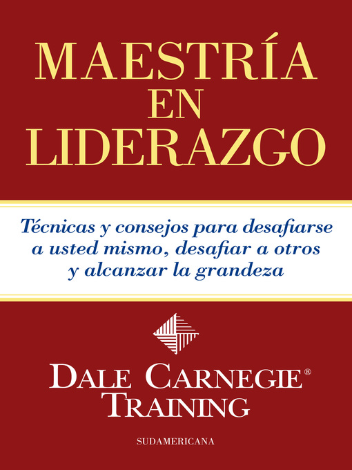 Title details for Maestría en liderazgo by Dale Carnegie - Wait list